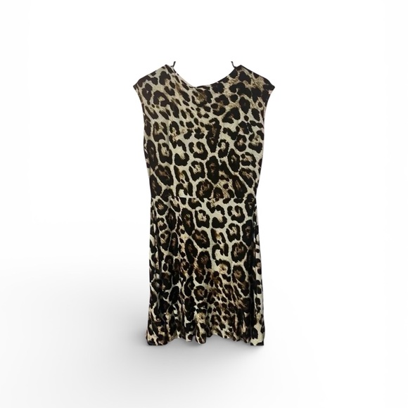 Mid Length sleeveless Animal Print Amana Dress - Picture 4 of 4